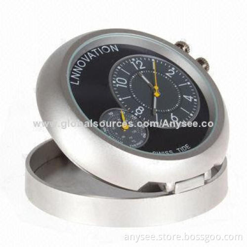 Motion-activate clock camera